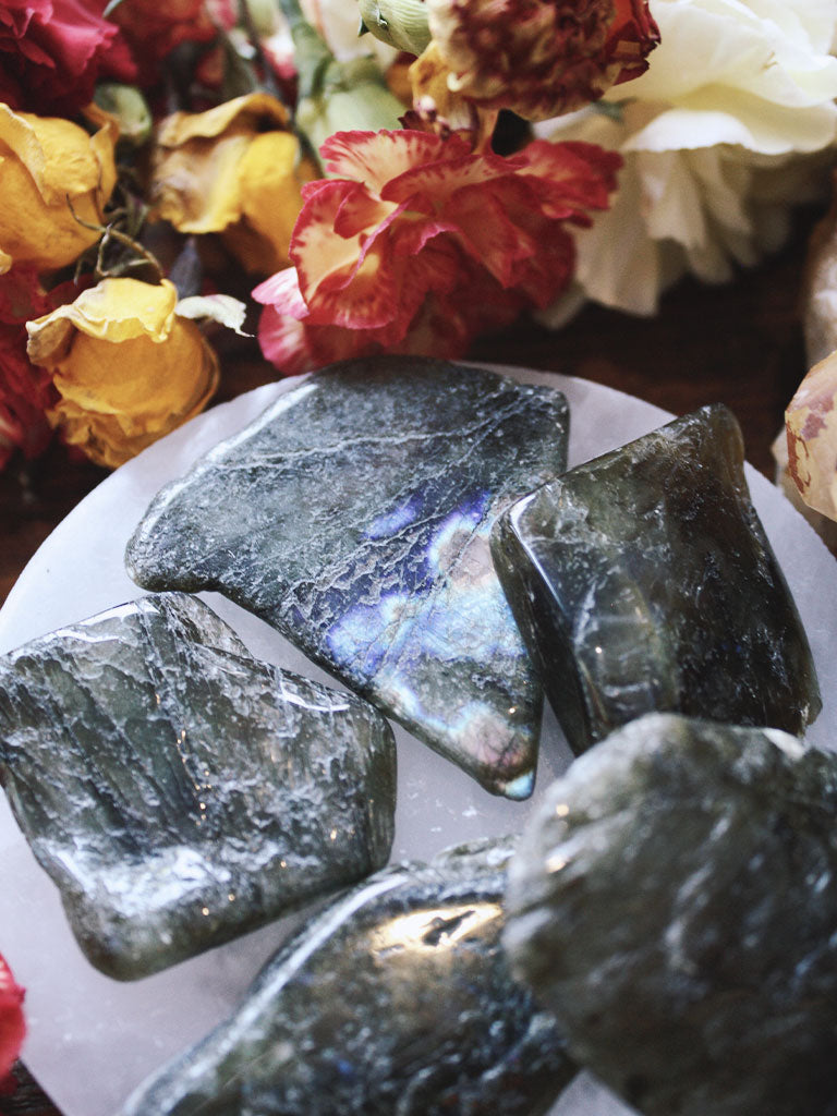 Smooth Labradorite Slabs