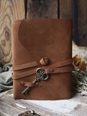 Soft Leather Key Journal