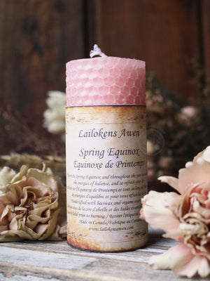 Spring Equinox Altar Candle