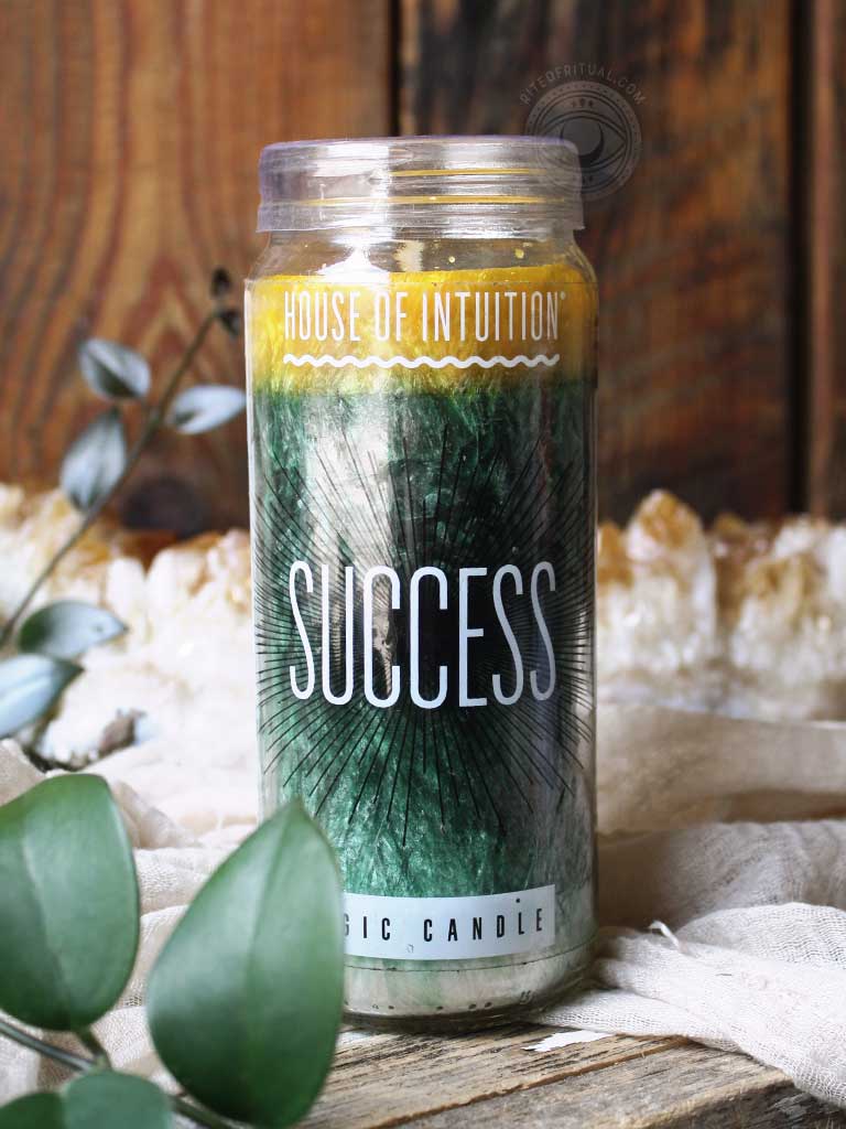 Success Magic Candle House of Intuition Rite of Ritual