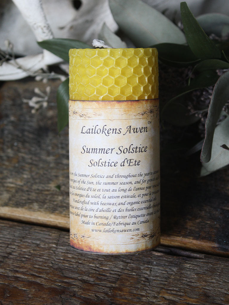 Summer Solstice Spell Candle