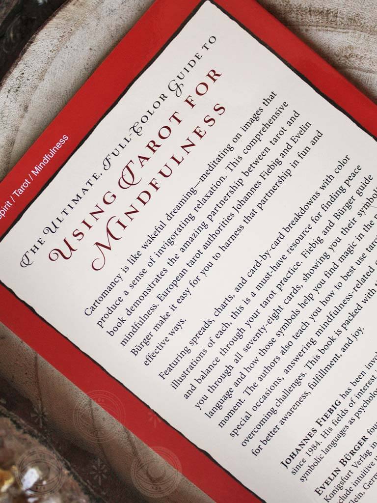 Tarot The Way of Mindfulness - Use the Cards to Find Peace + Balance