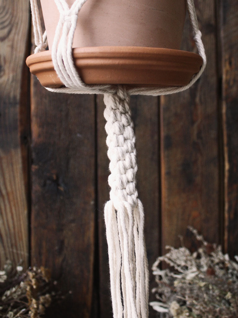 The Green Witch's Macrame Plant Hangers - Style 15