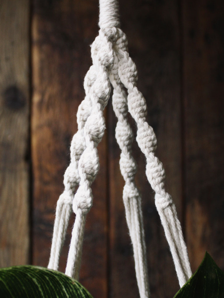 The Green Witch's Macrame Plant Hangers - Style 16