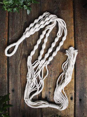 The Green Witch's Macrame Plant Hangers - Style 16