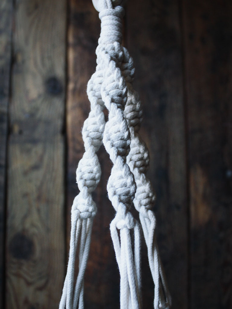 The Green Witch's Macrame Plant Hangers - Style 17