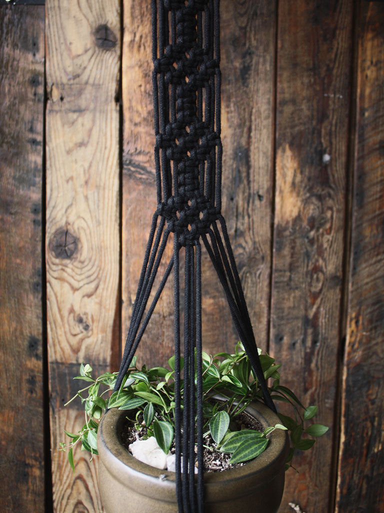 The Green Witch's Macrame Plant Hangers - Style 2