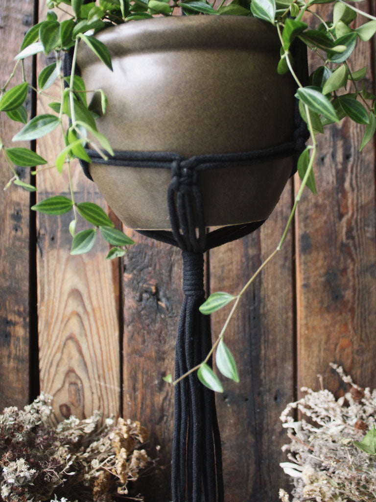 The Green Witch's Macrame Plant Hangers - Style 2
