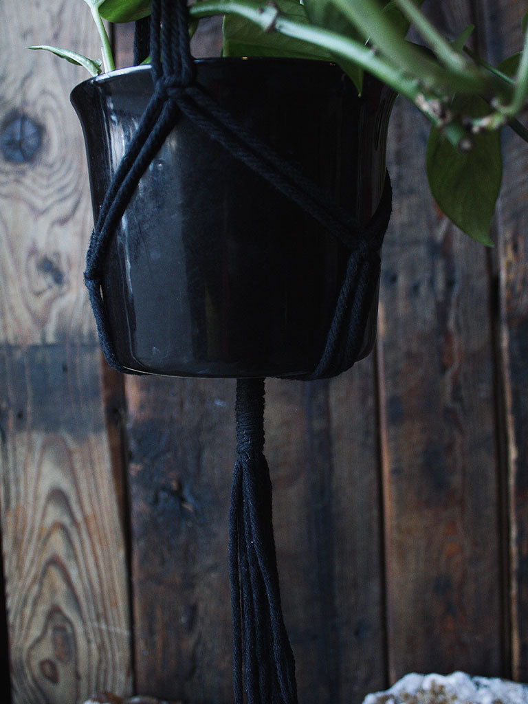 The Green Witch's Macrame Plant Hangers - Style 4