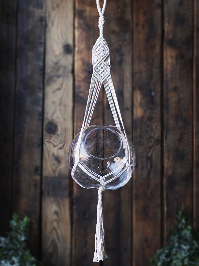 The Green Witch's Macrame Plant Hangers