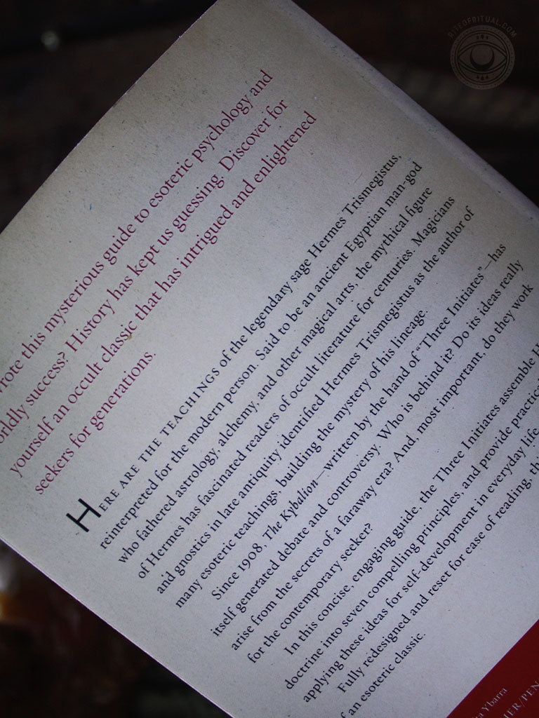 The Kybalion - Three Initiates