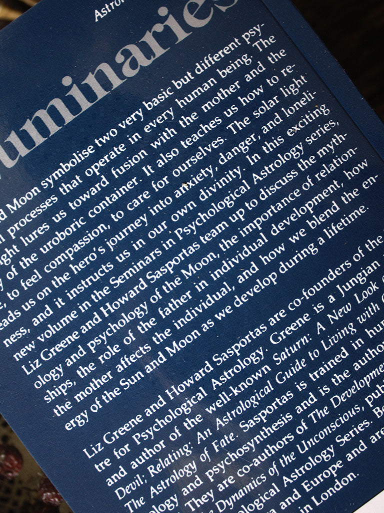 The Luminaries - The Psychology of the Sun and Moon