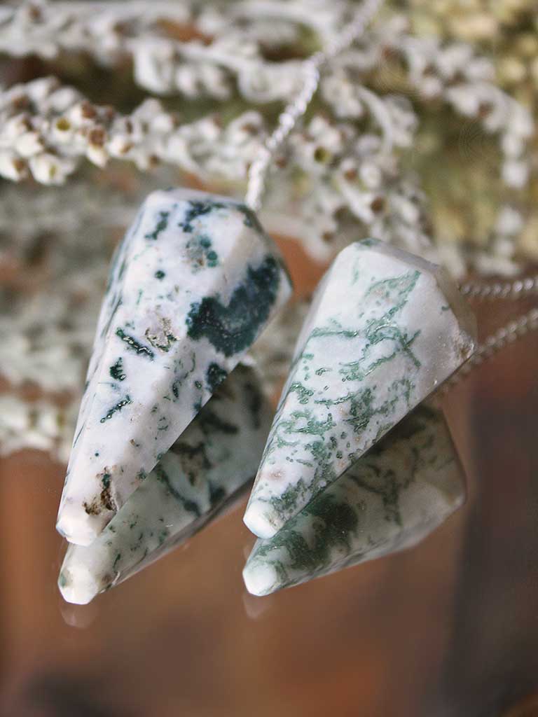 Tree Agate Pendulum