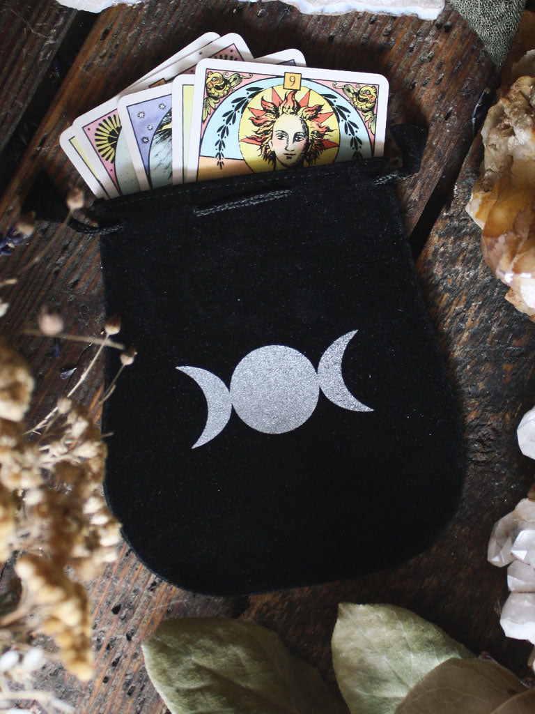Triple Moon Velvet Bags