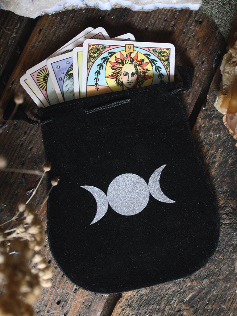 Triple Moon Velvet Bags