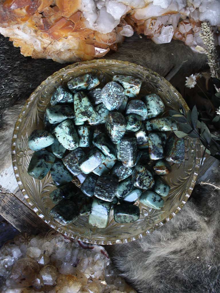 Tumbled African Turquoise
