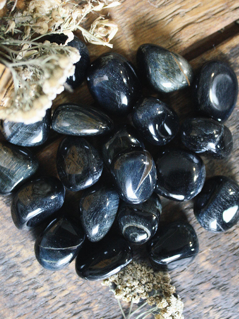Tumbled Blue Tiger's Eye