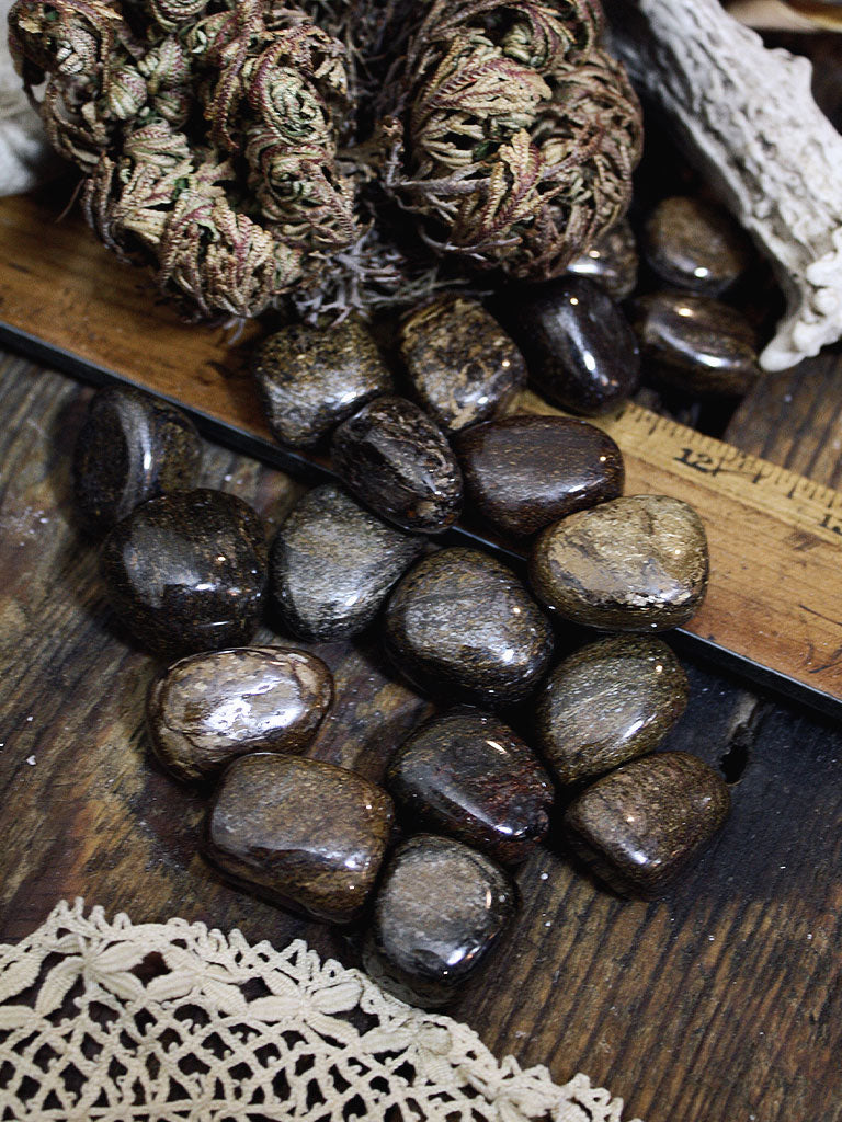 Tumbled Bronzite