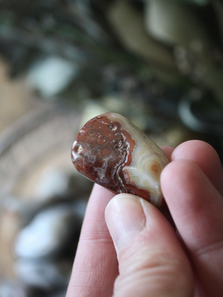 Tumbled Crazy Lace Agate