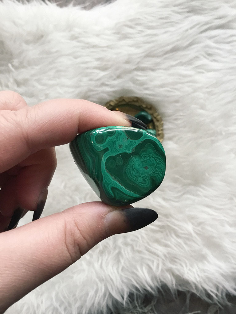 Tumbled Malachite