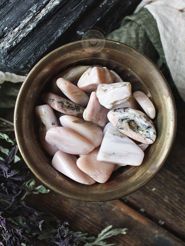 Tumbled Pink Opal