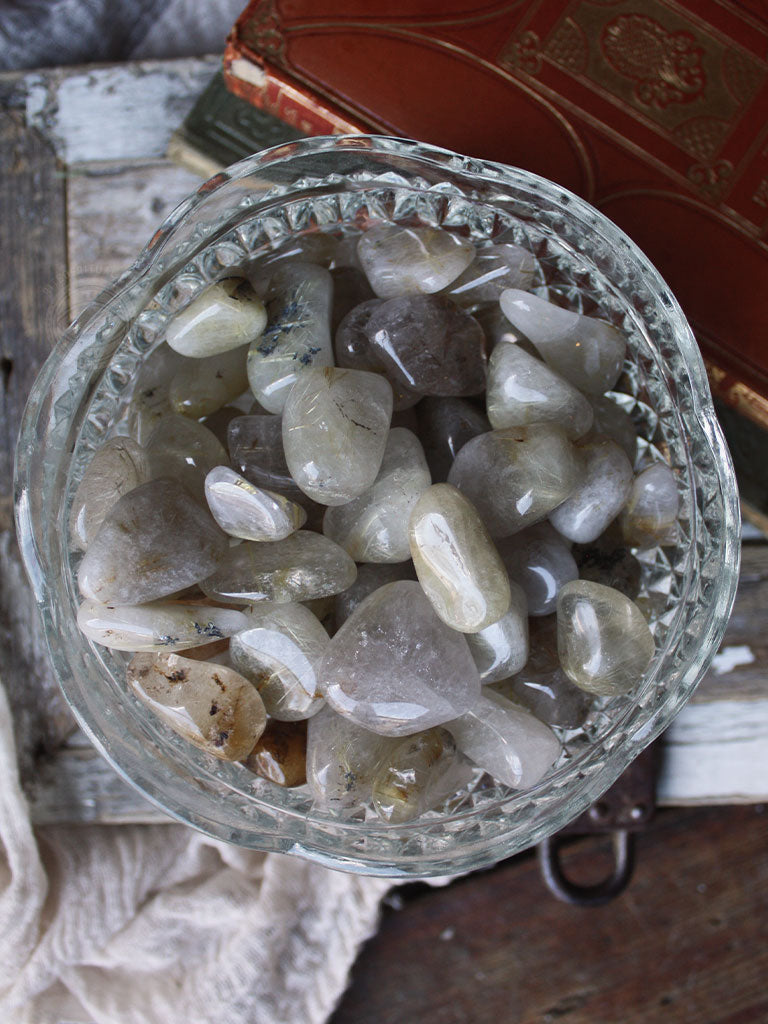 Tumbled Rutilated Quartz