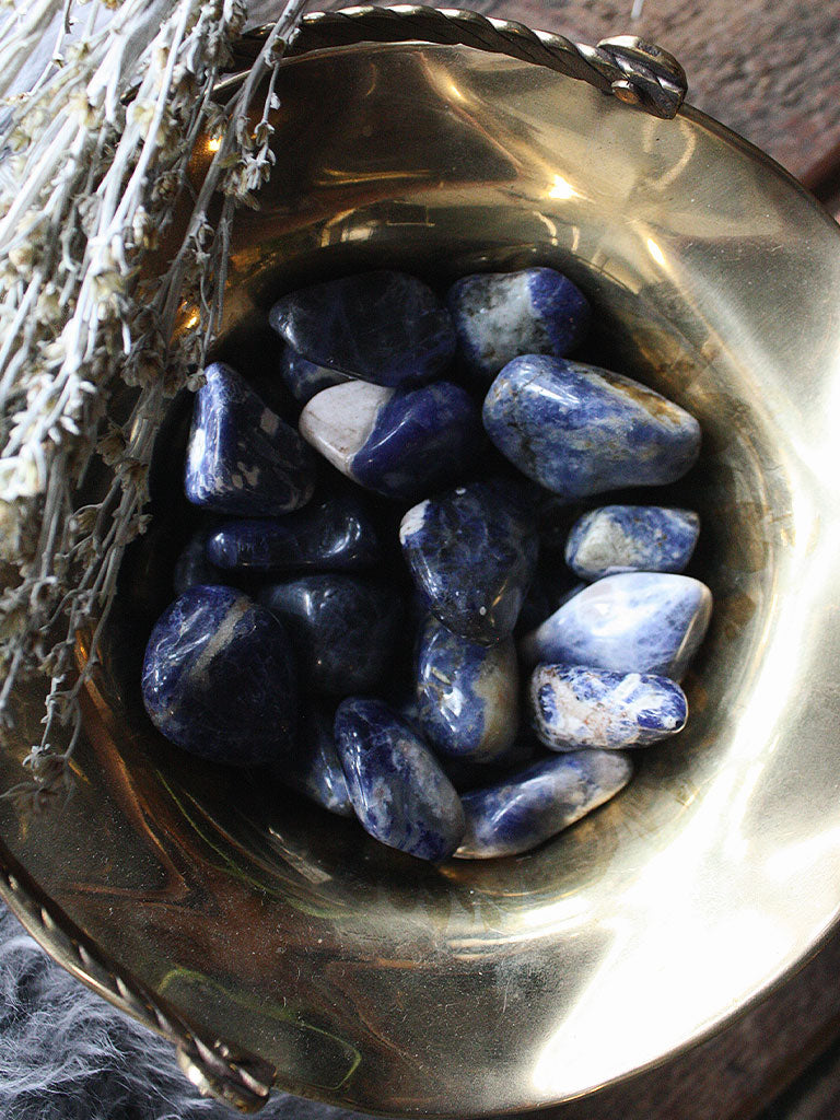 Tumbled Sodalite