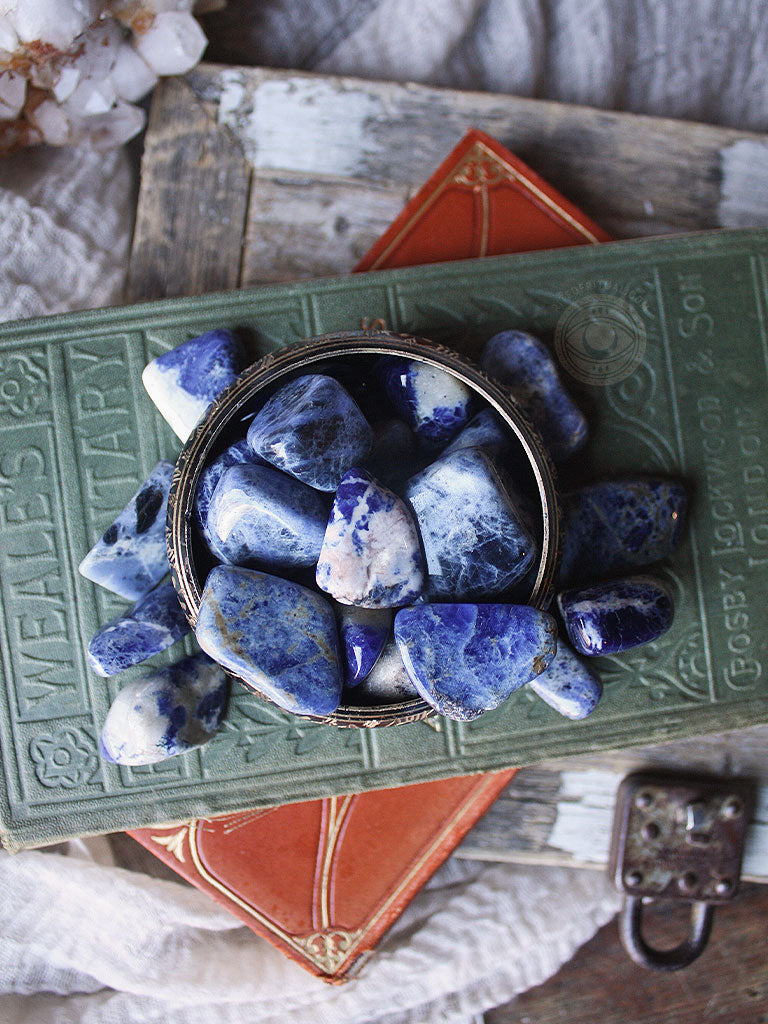 Tumbled Sodalite