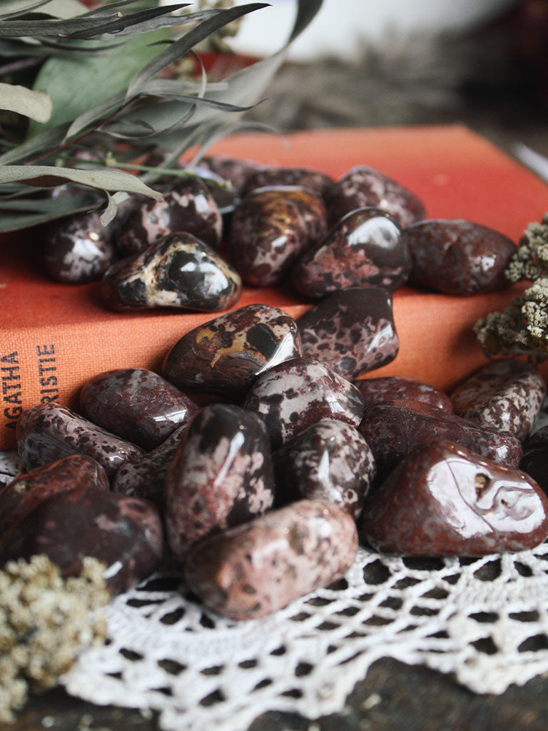 Tumbled Tiger Jasper