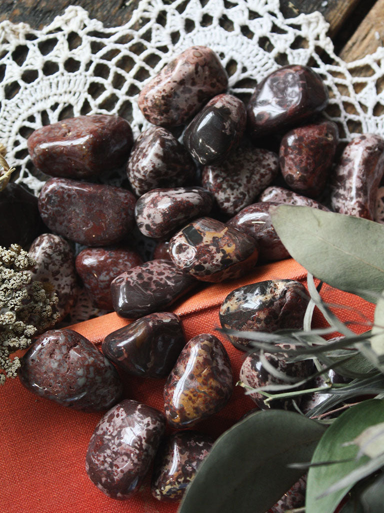 Tumbled Tiger Jasper