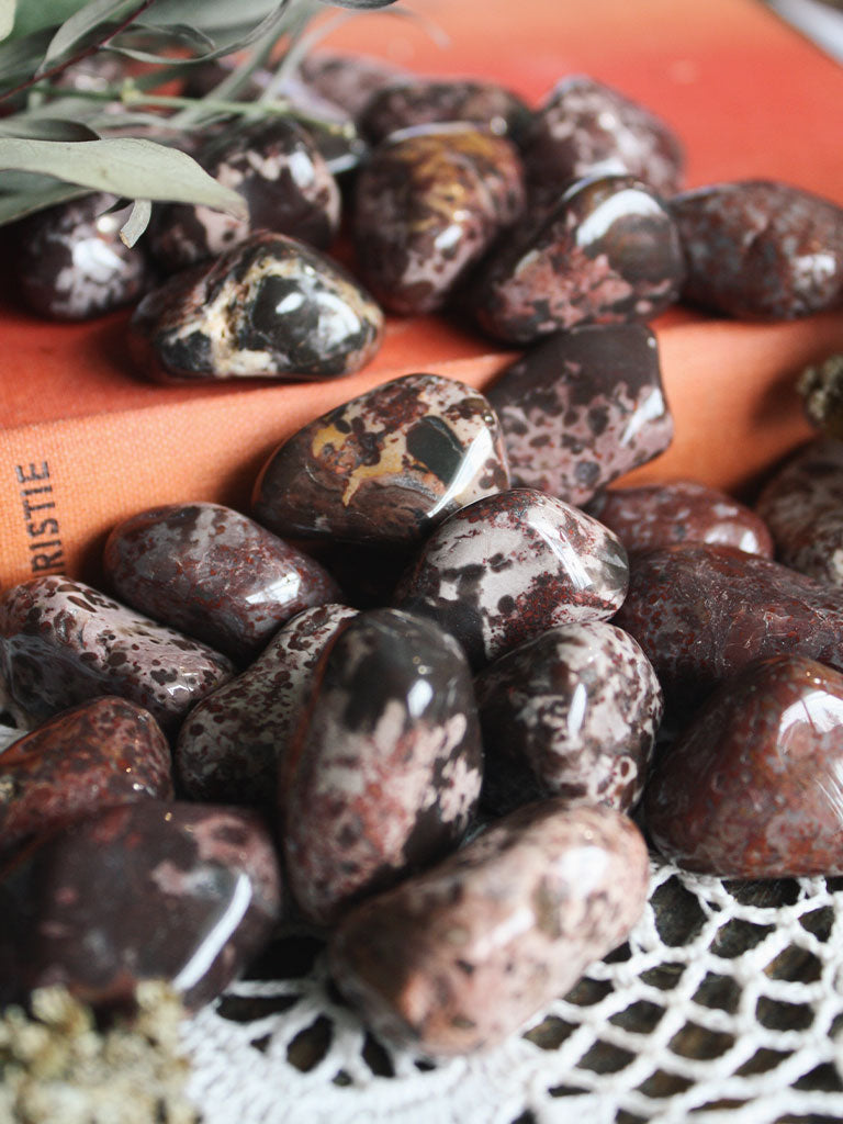 Tumbled Tiger Jasper