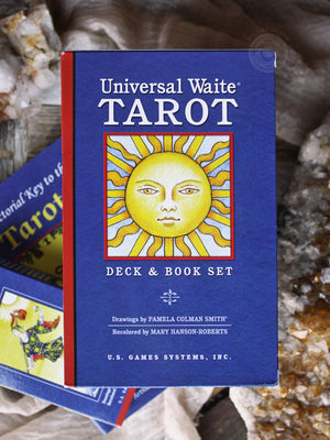 Universal Waite Tarot Deck and Book Set