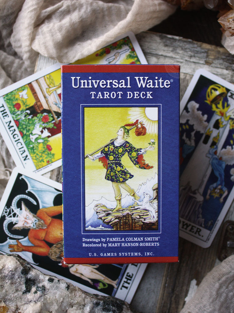 Universal Waite Tarot Deck and Book Set