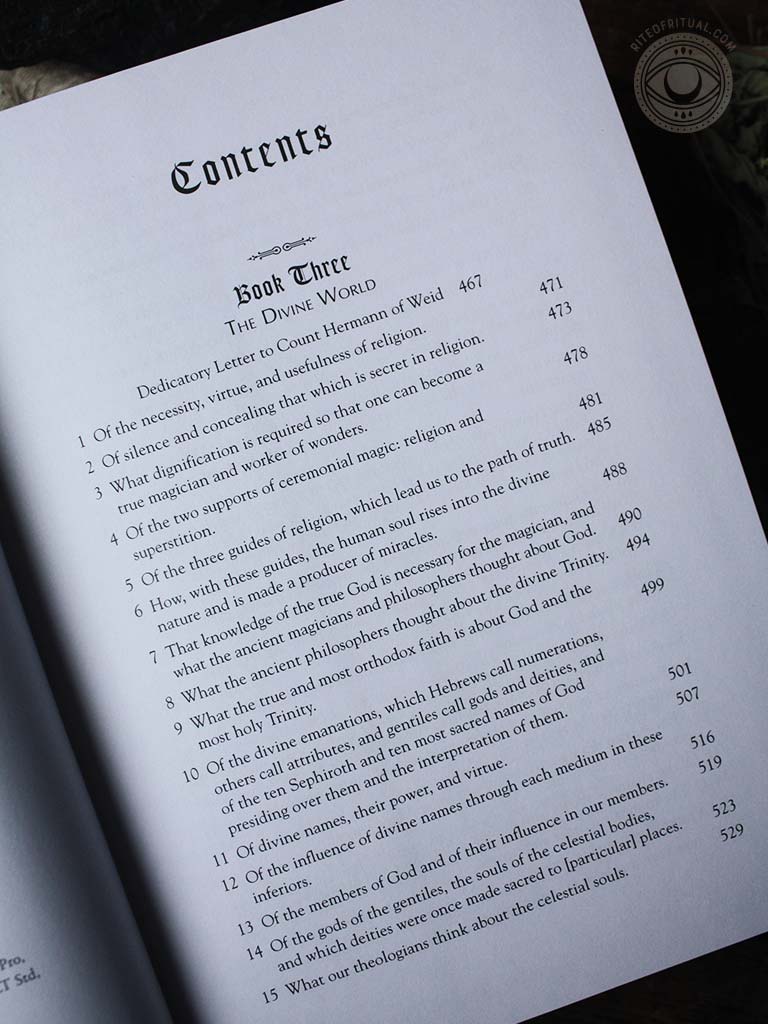 Updated - Three Books of Occult Philosophy