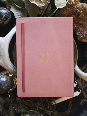Vegan Leather Journal by Magic of I - Coral Rose