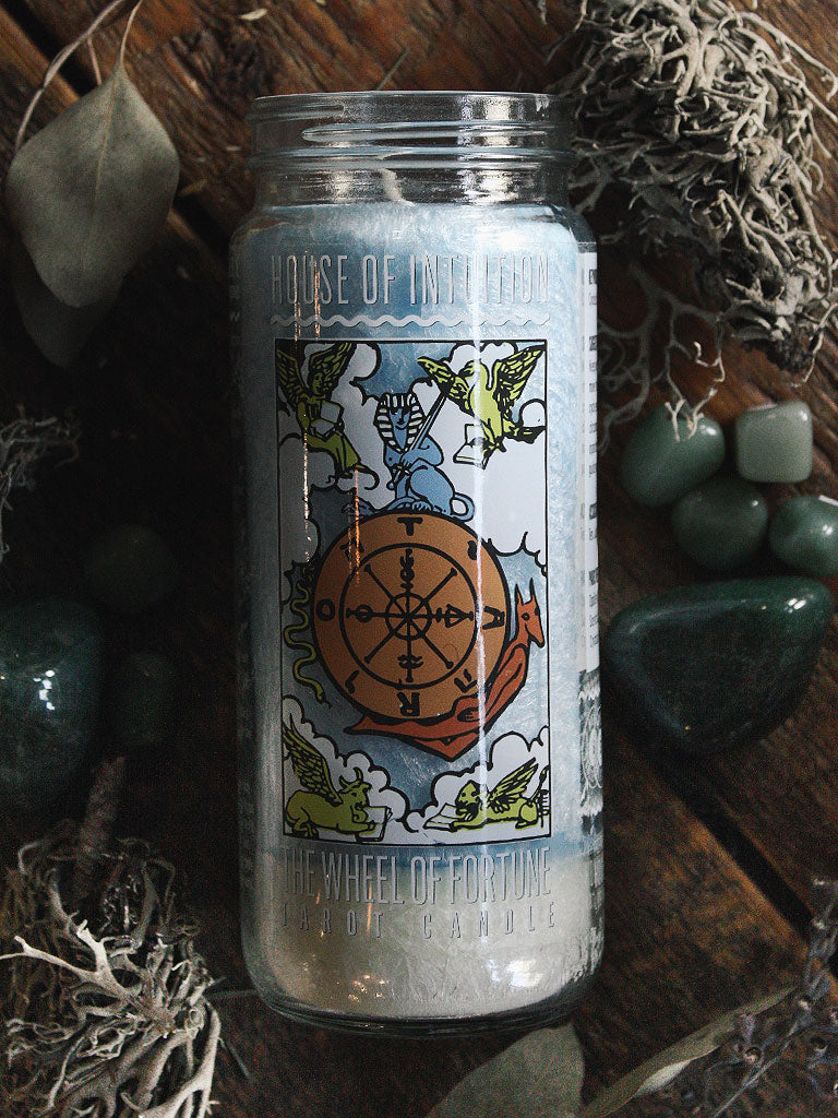 Wheel of Fortune Major Arcana Magic Candle - House of Intuition