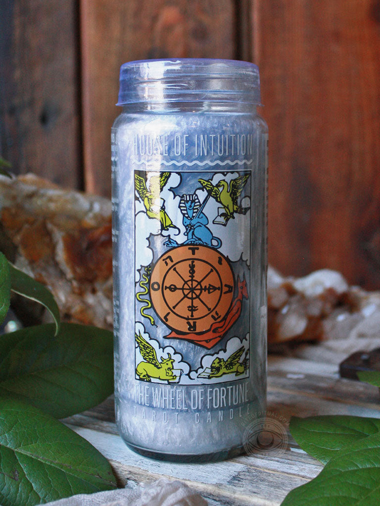 Wheel of Fortune Major Arcana Magic Candle - House of Intuition