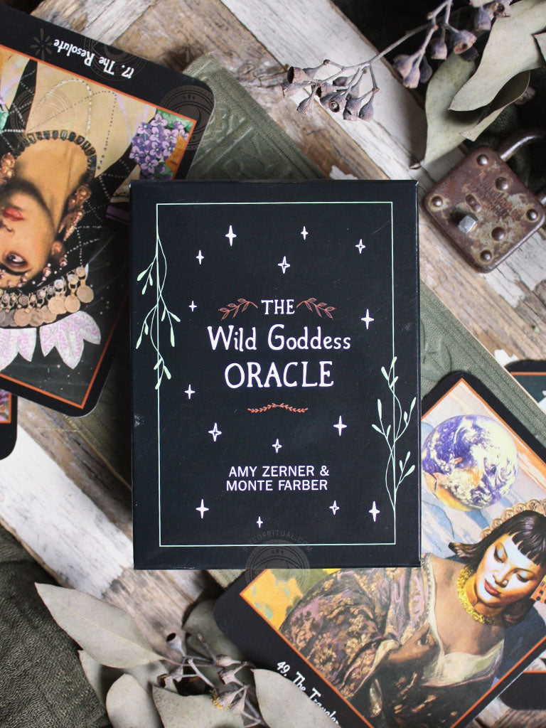 Wild Goddess Oracle Deck and Guidebook by Monte Farber, Quarto At A Glance