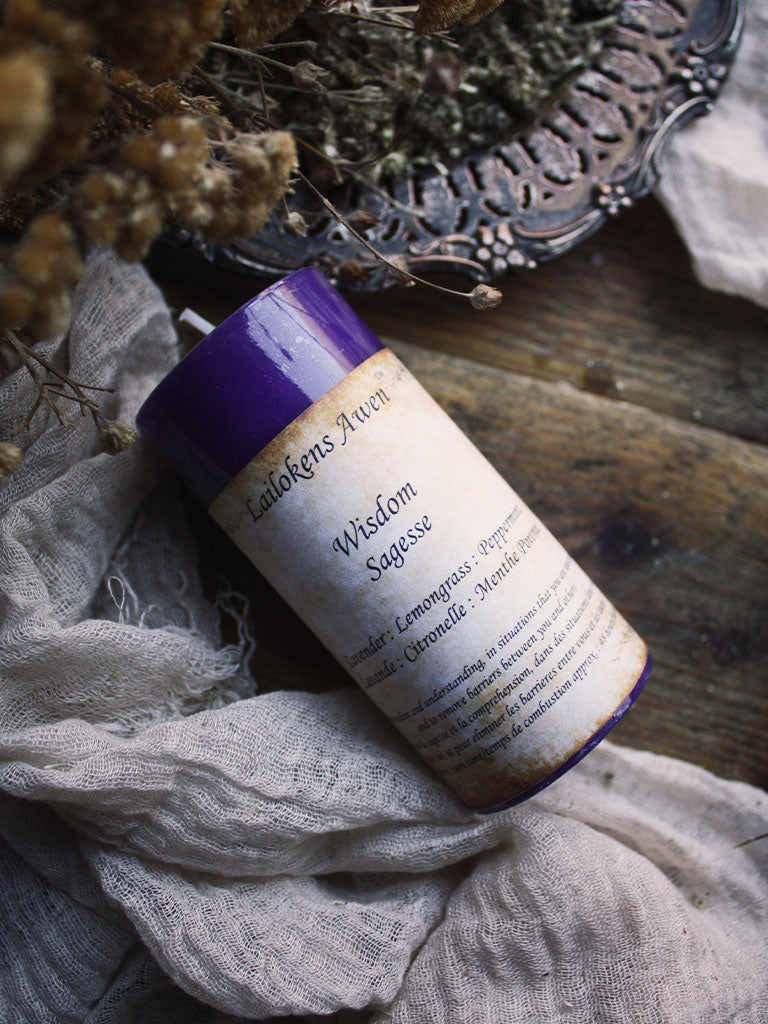 Wisdom Pillar Spell Candle
