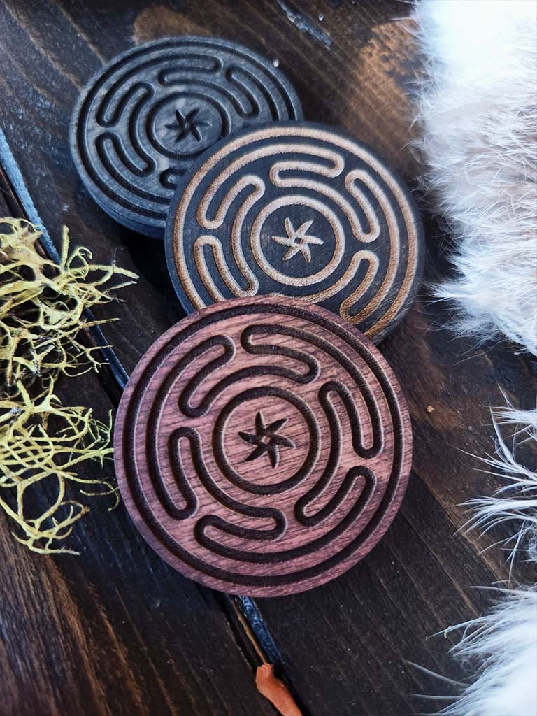 Witch Crafted Wooden Coins