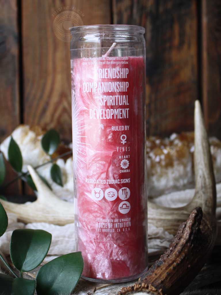 Write Your Own Prayer Candle Pink Rite of Ritual