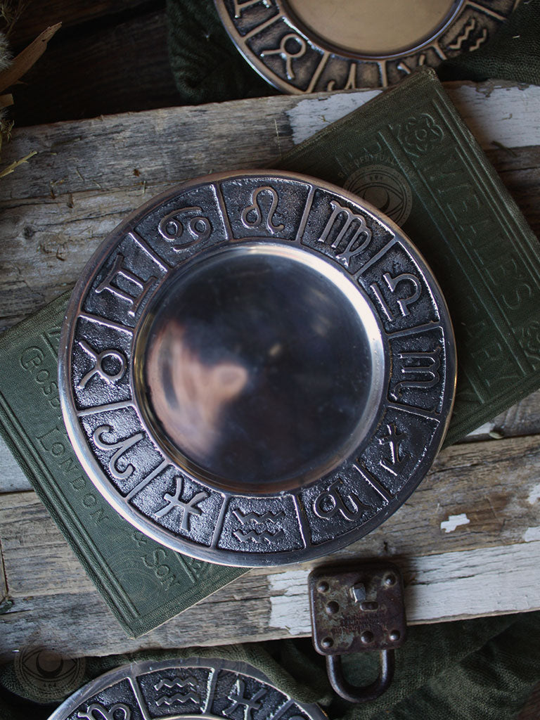 Zodiac Pillar Candle Holder or Incense Burner