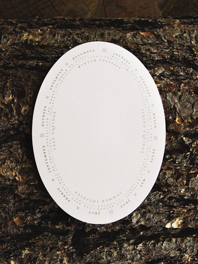 Astrology Oval Card - Rite of Ritual
