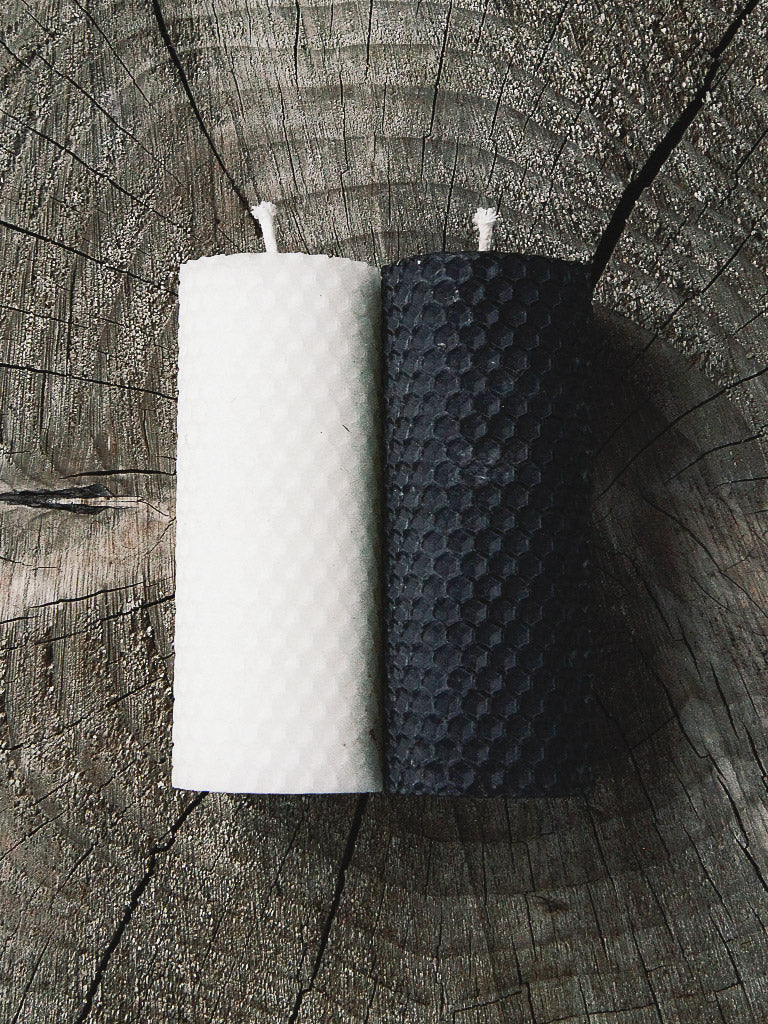 rite of ritual lailokens awen candle altar sets black and white