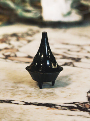 rite of ritual mini black brass incense burners 1