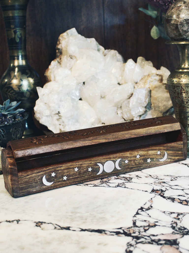 rite of ritual triple moon coffin incense box 1