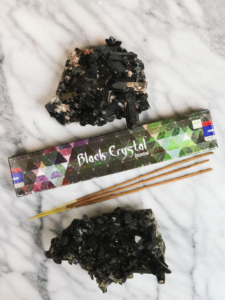 Satya Black Crystal Incense