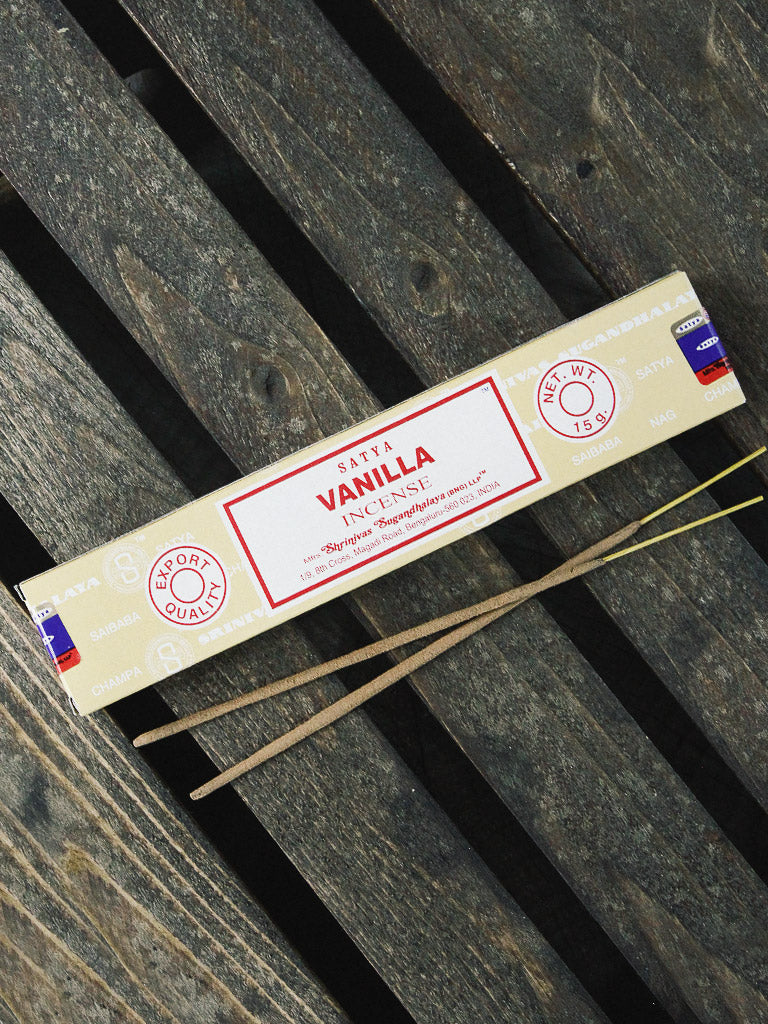 satya vanilla incense 15g